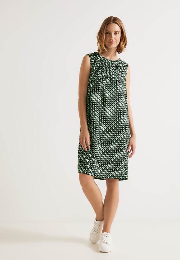| ONE Lagoon STREET ONE Damen STREET Green Kleid mit Online-Shop - Minimalprint