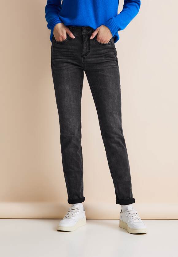 STREET ONE Casual Fit Jeans ONE - Style Soft | STREET - Wash Jane Damen Black Online-Shop