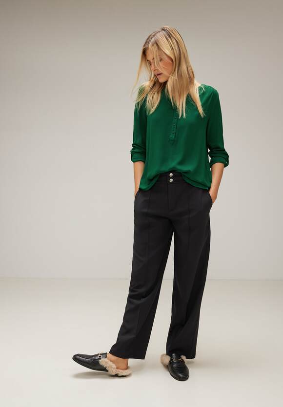 STREET ONE Bluse im Tunikastyle Damen - Style Bamika - Gentle Green | STREET  ONE Online-Shop | Rundhalsshirts