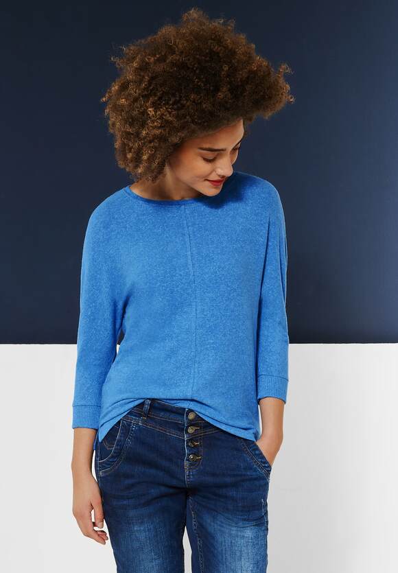 Style - STREET Online-Shop im Melange ONE Shirt Lapis Style Damen ONE - | Ellen STREET neuen Blue