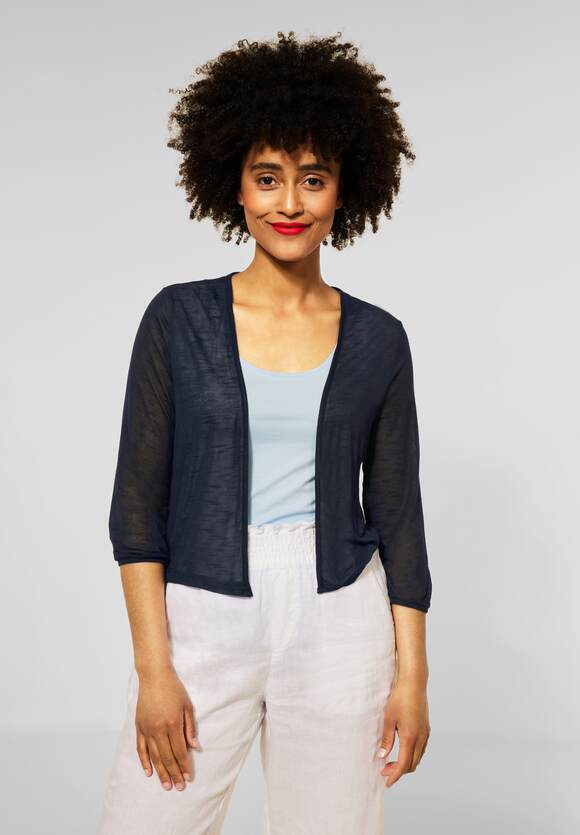 ONE - Blue Suse Grand Style STREET Unifarbe Online-Shop Shirtjacke in - | ONE Damen STREET