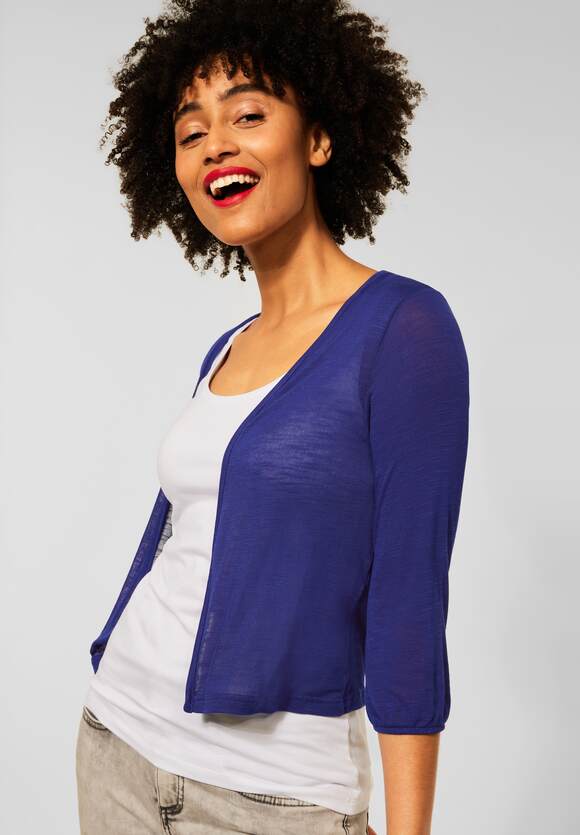 Damen STREET Style Shirtjacke - | Online-Shop ONE in - STREET Intense ONE Suse Blue Unifarbe