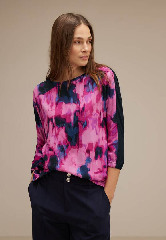 Bright ONE Damen Cozy Materialmix Online-Shop ONE Shirt | Pink im - STREET STREET