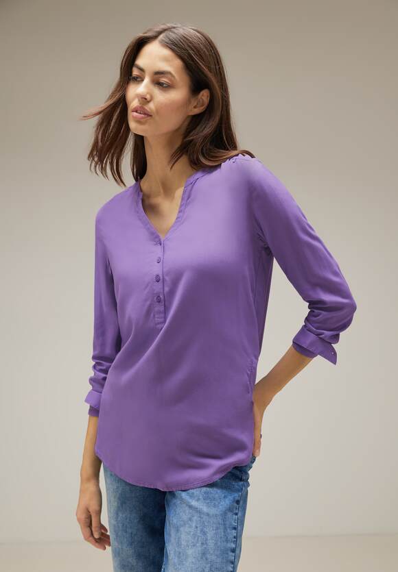 STREET Lilac ONE Bamika | Online-Shop in Longbluse ONE Damen - STREET Style - Unifarbe Lupine