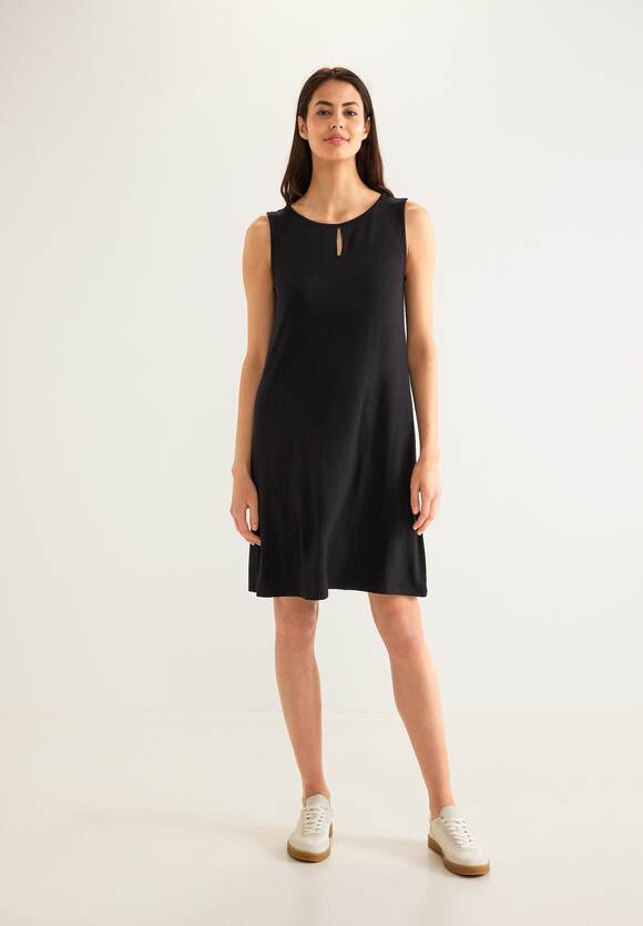 STREET ONE - Online-Shop | in Black ONE Damen STREET Unifarbe Sommerkleid