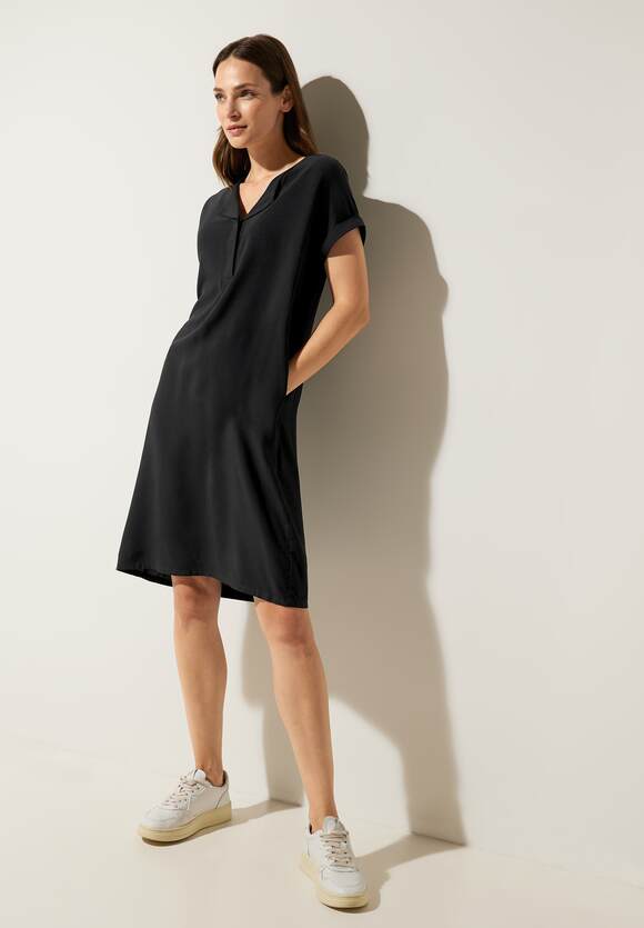 STREET ONE Kleid in Viskose Damen Black - ONE | STREET Online-Shop