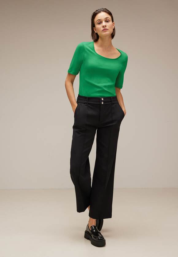mit Ausschnitt STREET Pania Damen - Online-Shop Green | Fresh ONE ONE Style Karrée STREET Shirt -