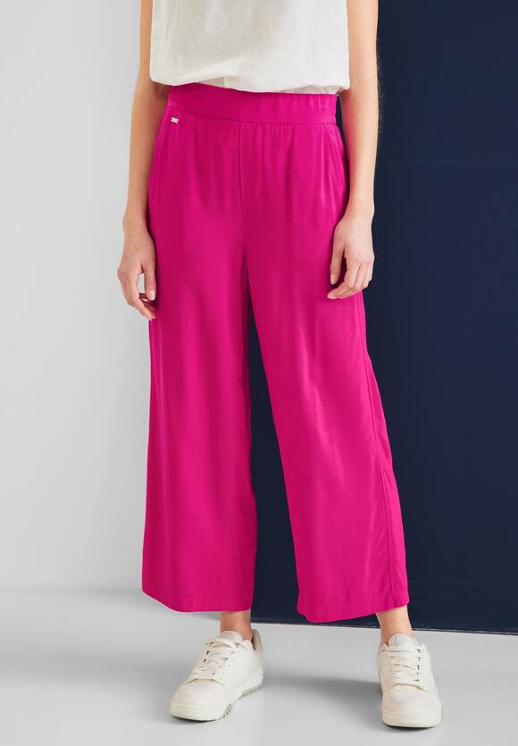 Damen Nu STREET Style - ONE Online-Shop - Fit STREET | Pink Loose Emee ONE Viskose Hose