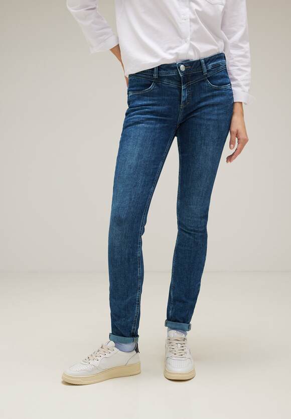 Online-Shop Damen ONE Wash Slim - ONE | Jeans Indigo STREET - Used Deep Fit York STREET Style