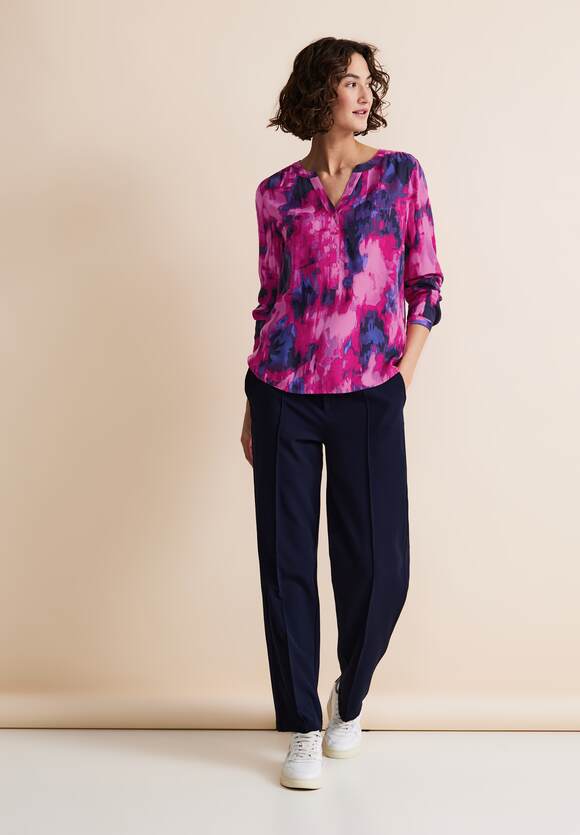 STREET | Pink ONE Online-Shop ONE Viskose Bright - STREET Printbluse Bamika - Style Damen Cozy