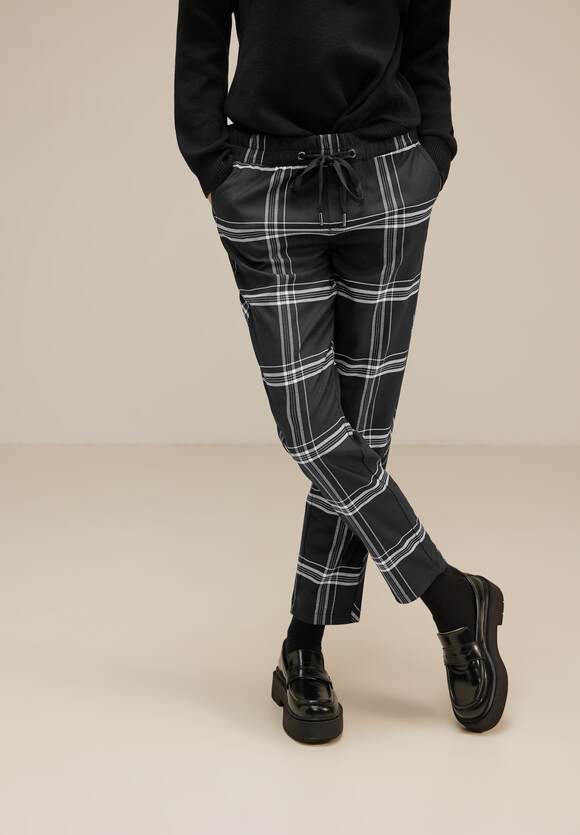 | Fit ONE ONE Black Style - Damen Karohose Bonny STREET Loose STREET Online-Shop -