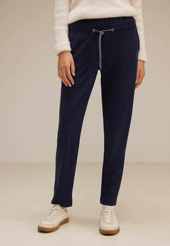 STREET STREET Style Hose - Fit Bonny Loose | ONE Damen ONE Jersey Blue - Online-Shop Deep