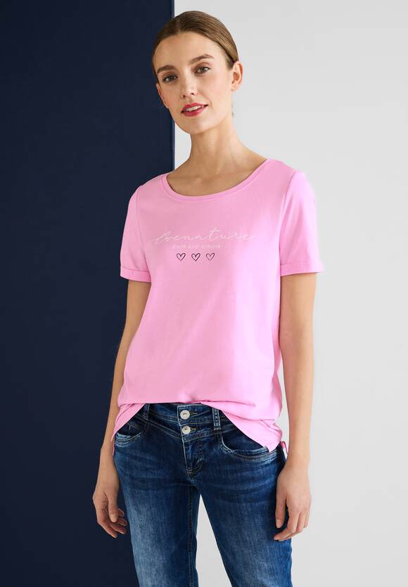 ONE STREET | Rose STREET Wild mit Damen ONE - Partprint Online-Shop T-Shirt