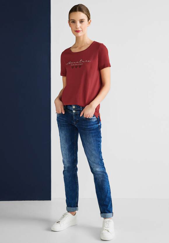 Damen - STREET Foxy T-Shirt mit STREET Online-Shop | Partprint ONE Red ONE