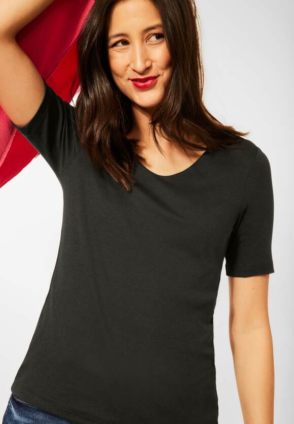 - ONE ONE Palmira Online-Shop STREET Olive STREET in Bassy T-Shirt - | Damen Style Unifarbe