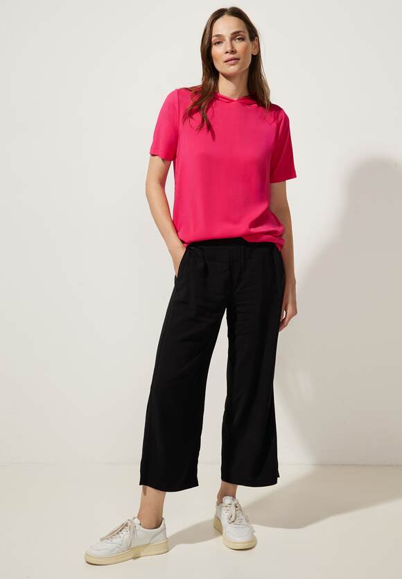 Coral capuchon STREET Online-Shop Dames - | met Blossom Shirt van ONE materiaalmix ONE STREET
