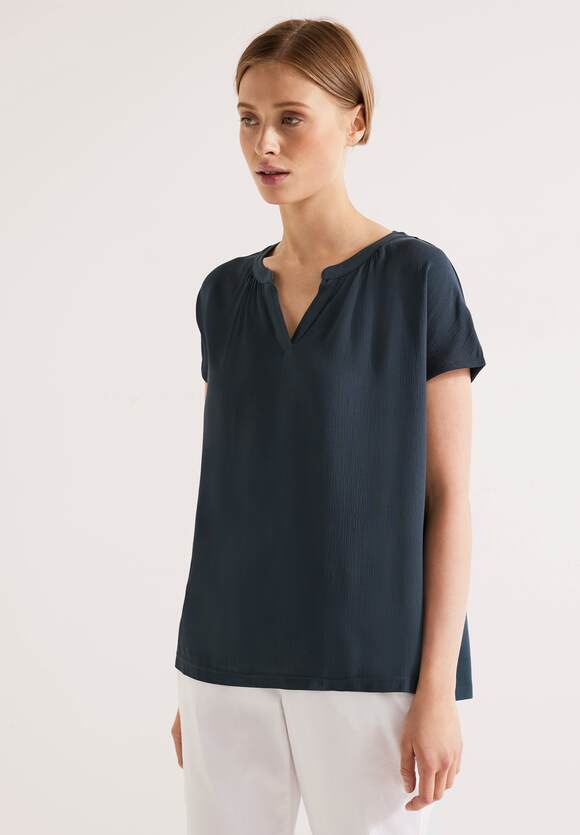 STREET ONE Vintage T-Shirt Damen | ONE Materialmix STREET Online-Shop Green Cool -