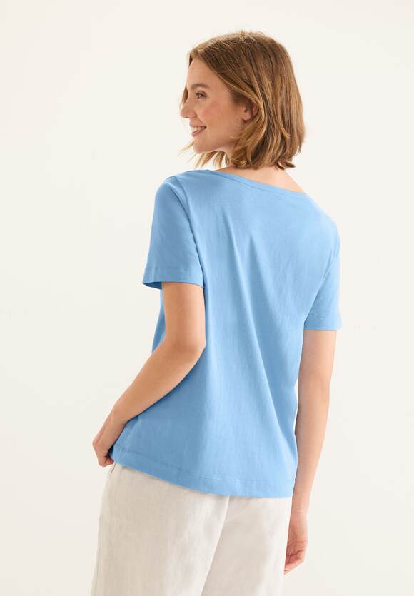 artworkprint Splash - met Blue STREET ONE T-shirt ONE Dames Online-Shop STREET | Light