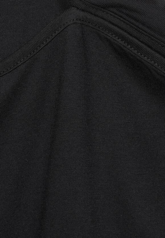 STREET ONE Shirt mit U-Boot Black ONE Ausschnitt - | Damen Online-Shop STREET