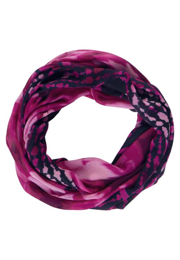 Wording Damen Online-Shop Pink ONE | Cozy Bright Printloop STREET STREET ONE mit -