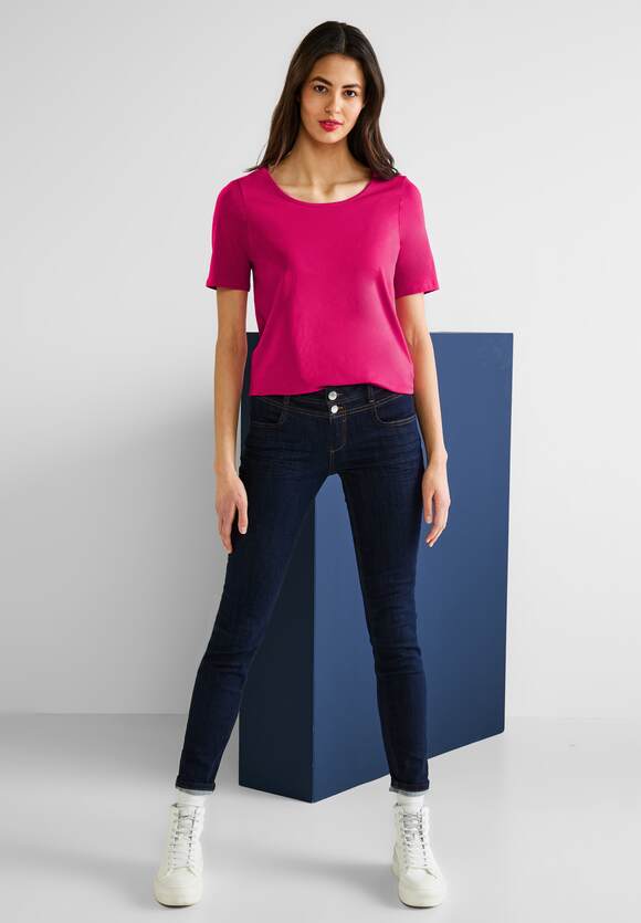 | - Damen ONE Pink T-Shirt STREET Online-Shop ONE Basic Nu STREET