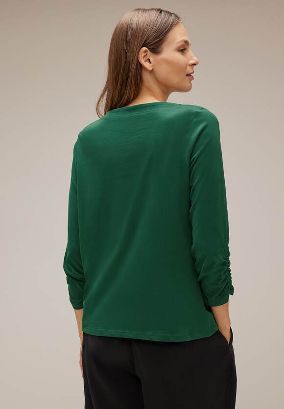 STREET ONE Softes Shirt mit 3/4 Ärmel Damen - Gentle Green | STREET ONE  Online-Shop | T-Shirts