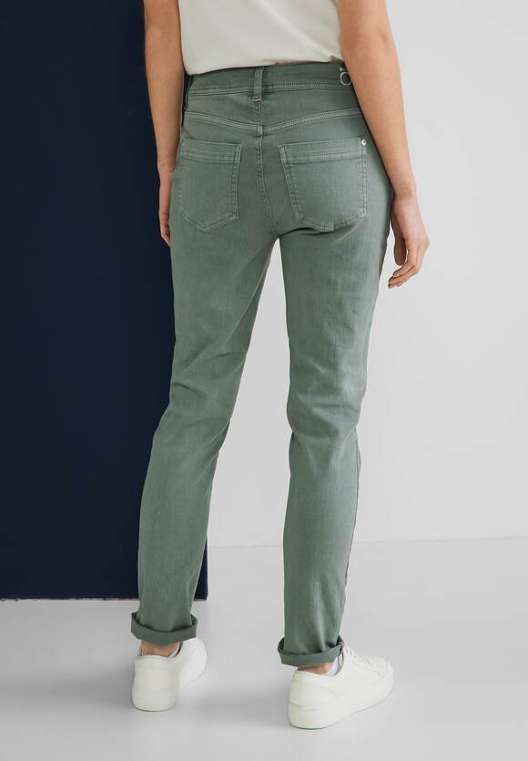 STREET ONE Loose Fit Jeans Damen - Style Bonny - Light Soft Olive Washed | STREET  ONE Online-Shop