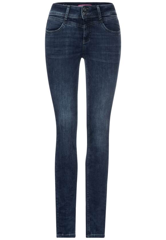software onderwijzen Reis STREET ONE Slim-fit jeans Dames - Style York - Blue Black Random Wash | STREET  ONE Online-Shop