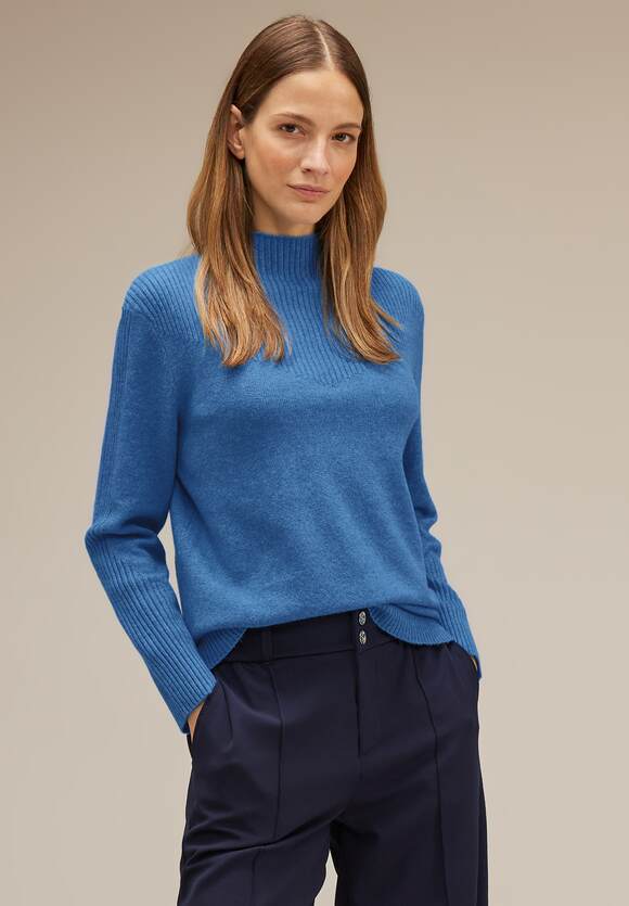 Damen Basic Blue in ONE | ONE STREET STREET Deep - Unifarbe Leggings Online-Shop