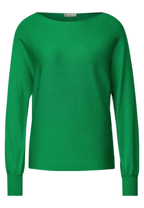 Unifarbe Pullover - - | ONE STREET in Noreen ONE Fresh Style Online-Shop Green Damen STREET