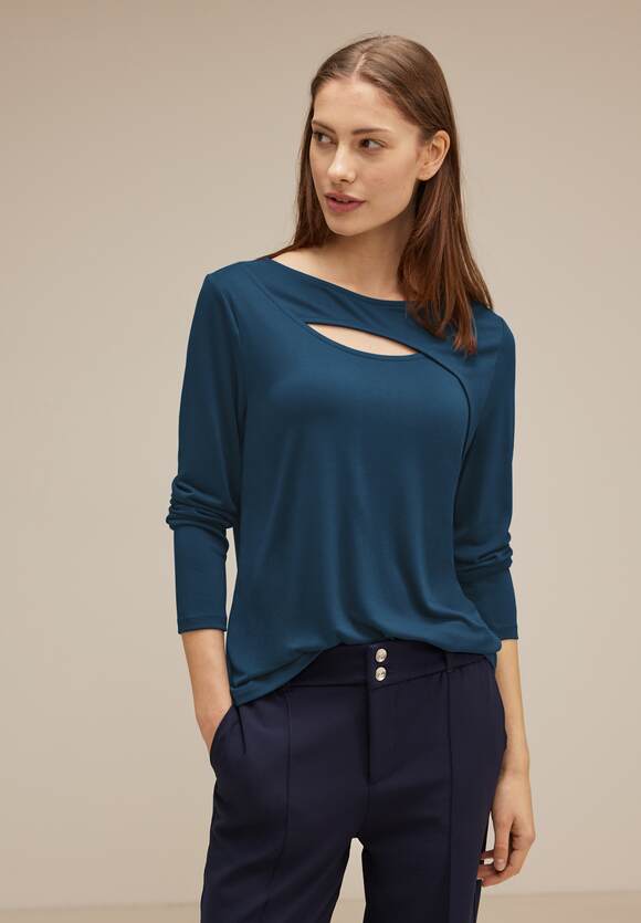 Damen ONE Grand Blue T-Shirt | ONE - STREET Online-Shop STREET mit Partprint