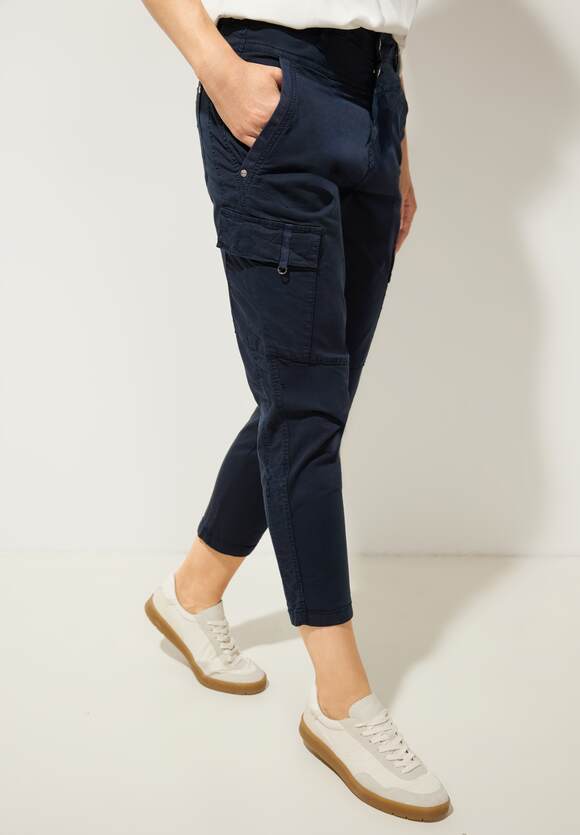 STREET ONE Casual Fit Hose Damen - Style Yulius - Mighty Blue | STREET ONE  Online-Shop