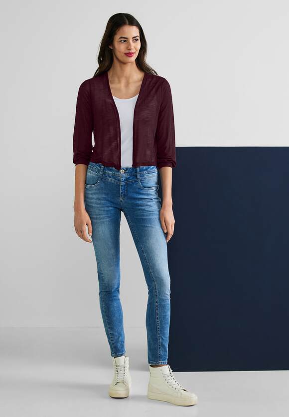 STREET ONE Offene Shirtjacke Damen - Style Suse - Tamed Berry | STREET ONE  Online-Shop