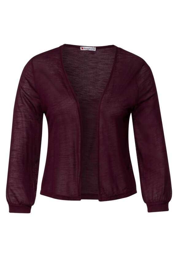 STREET ONE Offene Shirtjacke Damen - Style Suse - Tamed Berry | STREET ONE  Online-Shop