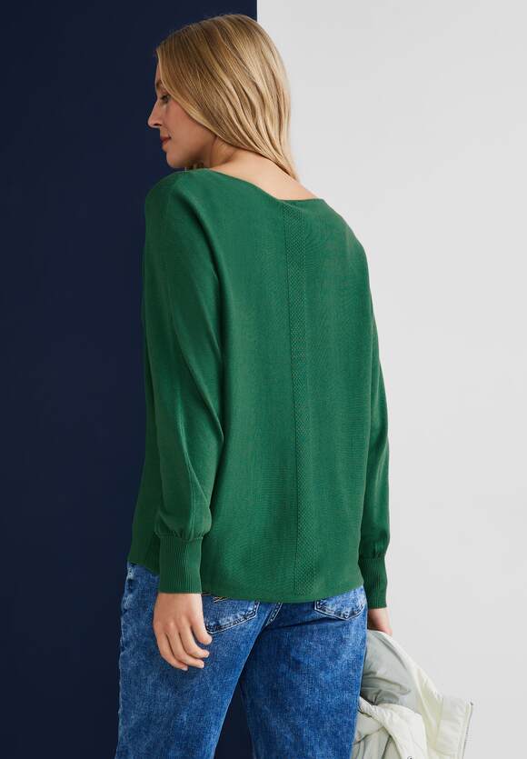 Green - Noreen STREET Damen in Pullover Unifarbe - Online-Shop Style ONE Meadow | STREET ONE