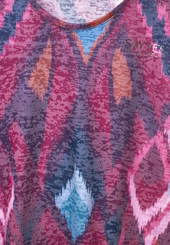 STREET Shirt ONE ONE - Damen Multicolor Berry Tamed Online-Shop STREET Ikat | Print