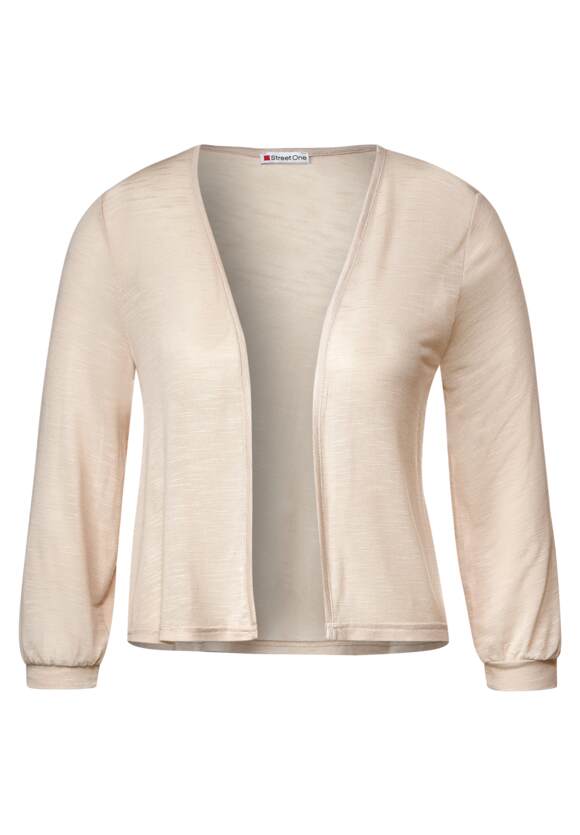 STREET ONE Offene Shirtjacke Damen Sand | Style Suse Stone Online-Shop - - ONE Smooth STREET
