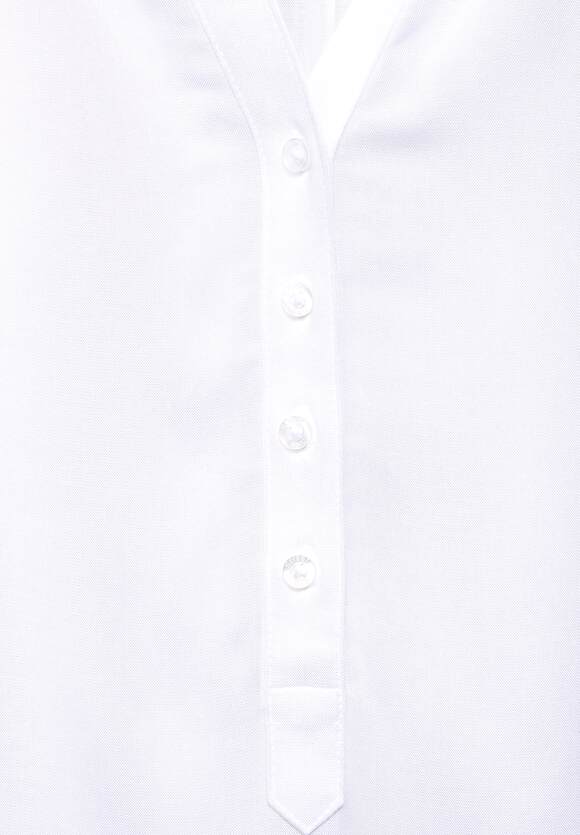 White in Online-Shop Bluse ONE STREET Bamika | - Style STREET Damen ONE - Unifarbe
