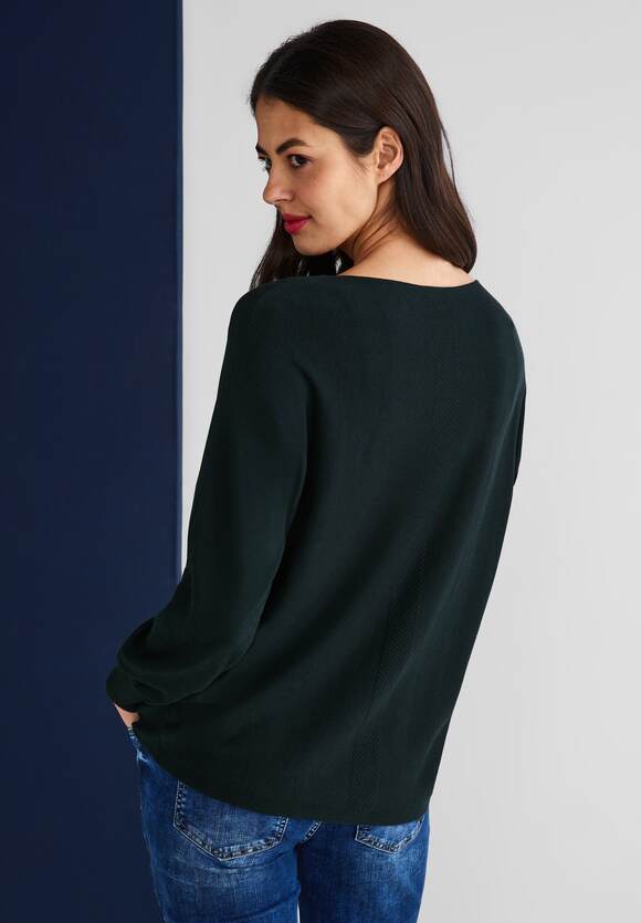 STREET ONE Pullover in Unifarbe | Online-Shop ONE - Hillside Damen Style - Green Noreen STREET