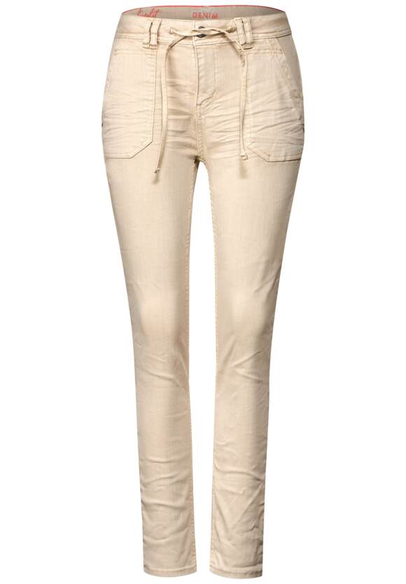 STREET ONE Loose Fit Jeans Style Bonny Sand | Damen Washed Smooth STREET - Online-Shop Light ONE 