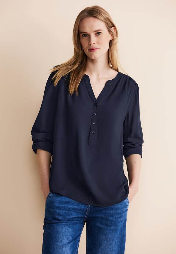 STREET ONE Shirt im soften Strukturmix Damen - Style Lena - Buff Sand | STREET  ONE Online-Shop