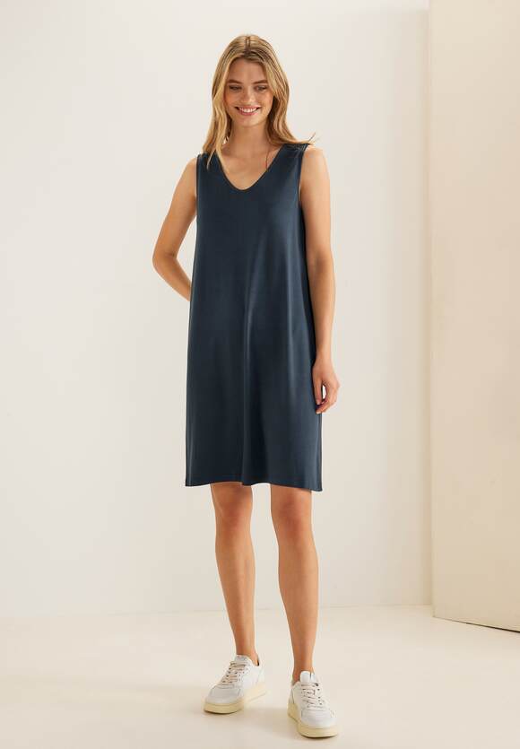 STREET ONE Jersey Kleid in Unifarbe Damen - Black | STREET ONE Online-Shop | Shirtkleider