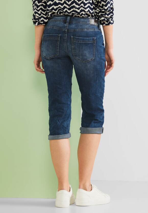 Aanwezigheid Nautisch ophouden STREET ONE Casual fit jeans in 3/4-lengte Dames - Style Crissi - Brilliant  Indigo Wash | STREET ONE Online-Shop