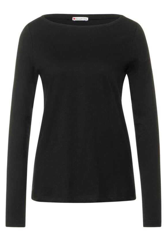 - Damen Basic Langarmshirt | STREET ONE STREET Black Online-Shop ONE