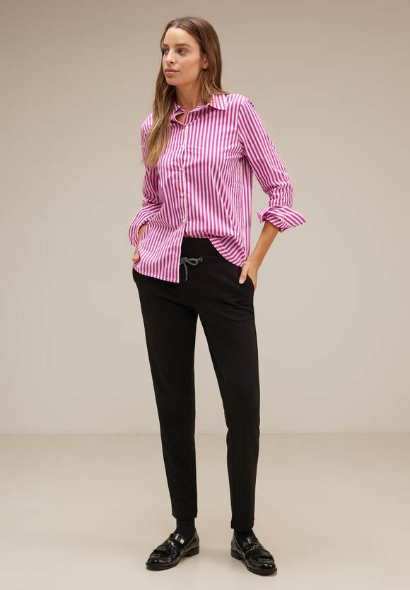 STREET ONE Streifen Damen Hemdbluse ONE Online-Shop | Pink - Cozy STREET Bright