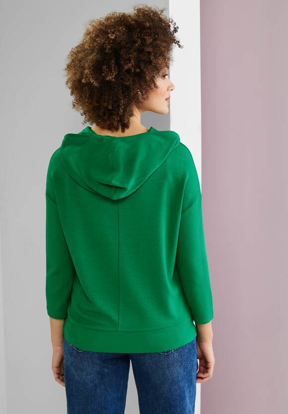 Green Online-Shop Brisk STREET ONE Damen mit Shirt Hoodie ONE - | STREET Kapuze