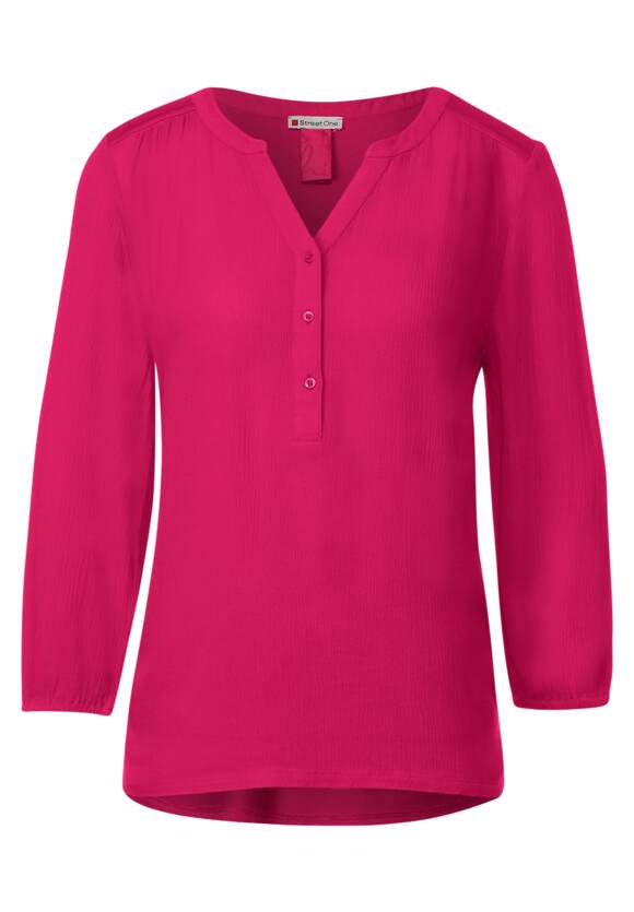 | Online-Shop - ONE STREET Shirt Damen Materialmix Coral Blossom STREET ONE