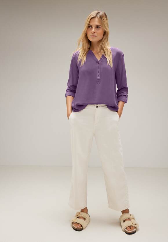 Online-Shop Lilac STREET im | - ONE STREET Tunikastyle Bamika Dark - Bluse Damen Dull Style ONE