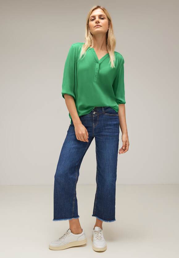 Green Online-Shop Shirt - ONE Materialmix Gentle | STREET Fresh Damen STREET ONE