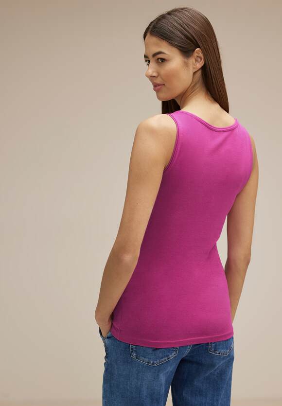 STREET Style Unifarbe Anni in Online-Shop ONE ONE Top STREET | - Pink Cozy - Bright Damen